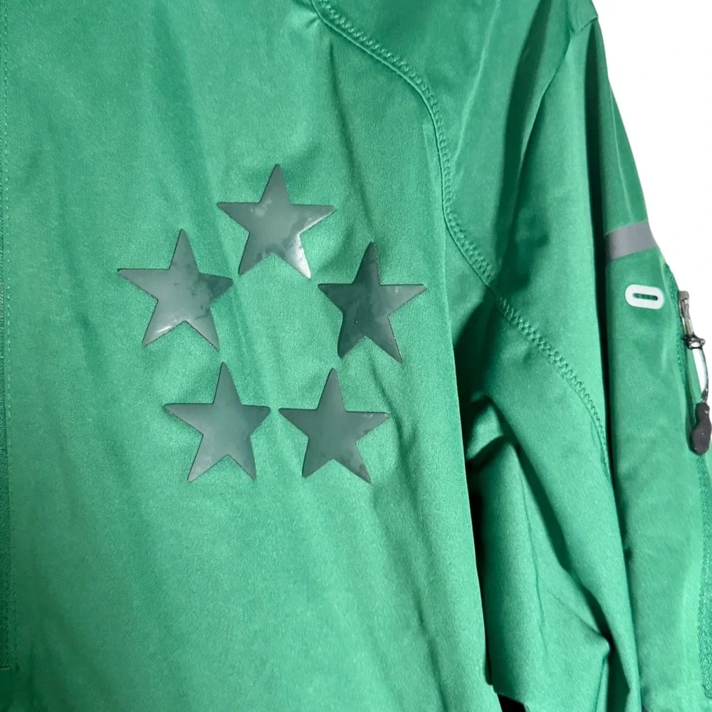 Nike Men's‎ Field General Fly Rush Half Zip Jacket Football Green Large